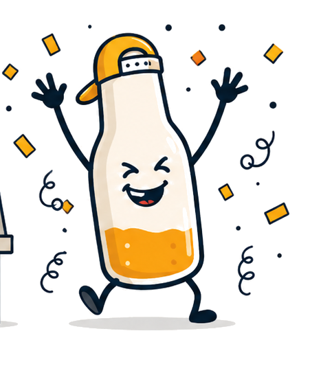 Glugg celebrating savings